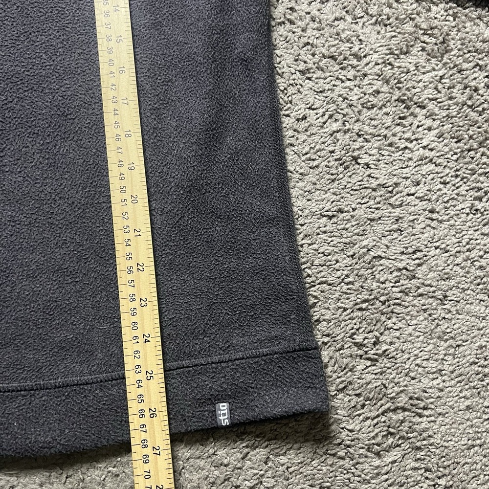 Stio Turpin Fleece Pullover Mens Medium Gray Sweater Crew Neck Long Sleeve - Picture 4 of 7